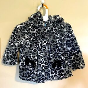Piper Baby Faux Fur Hooded Coat Size 18 months